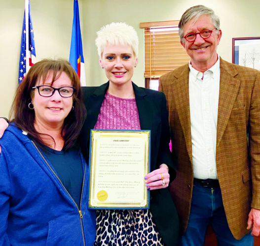 MacKenzie Lewis recognized for heroic act